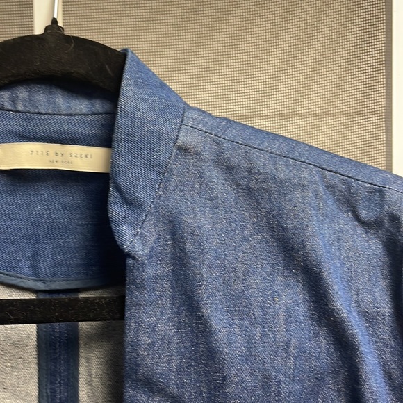7115 by Szeki denim blazer size s - Picture 3 of 9